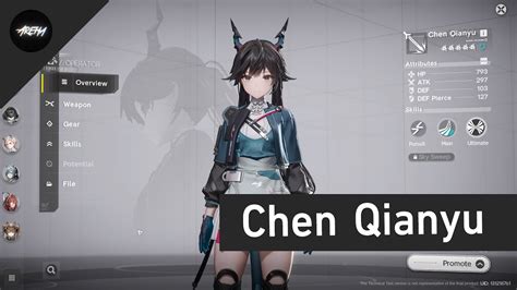 Chen Qianyu Gameplay Arknights Endfield Technical Alpha Test Gameplay