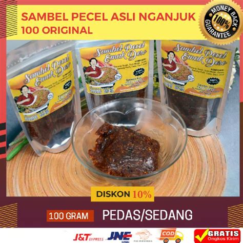 Jual Sambel Pecel Bumbu Pecel Khas Nganjuk Sambal Pecel Original Asli