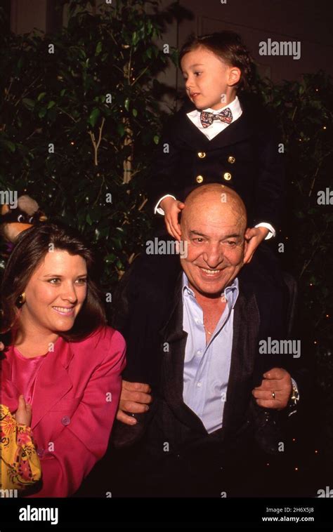 Telly Savalas And Wife Julie Savalas And Son Christian Savalas Circa