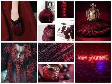 Boujee Burgundy Aesthetic Wall Collage Kit Burgundy Vintage Etsy