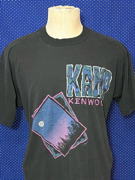 Vintage 1980s Kamp Kenwood Wisconsin T Shirt Slim Xl Etsy
