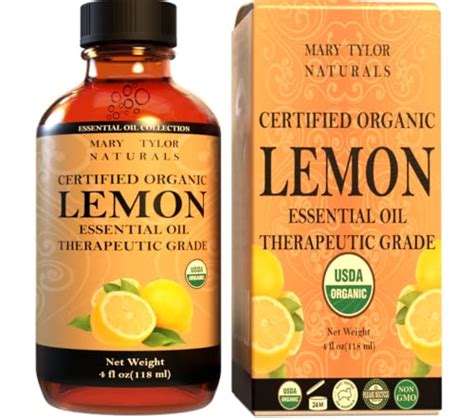 The Benefits Of Using Organic Lemon Essential Oil