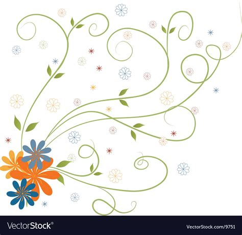 Spring floral Royalty Free Vector Image - VectorStock