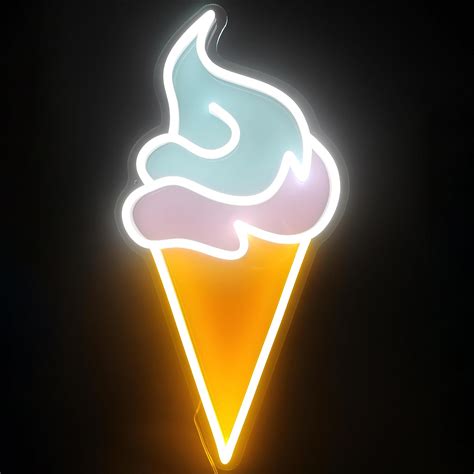 Ice Cream Neon Signs Led Neon Light Sign Ice Cream Neon Sign With Remote Control Home Beer Bar