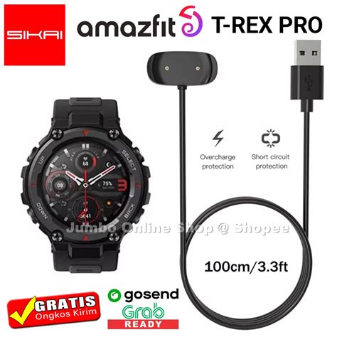 Jual Dock Charger USB Cable For Amazfit T Rex Pro TREX PRO Kabel Cas