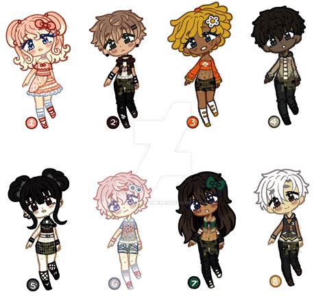 Closed Some Human Adopts By Imaddictedtomemes On Deviantart