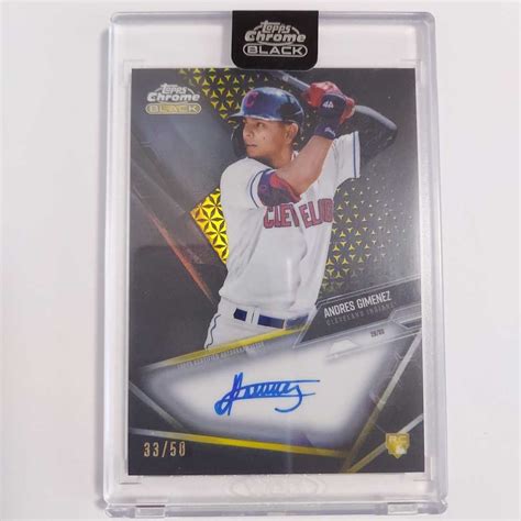 Yahoo Andres Gimenez Topps Chrom