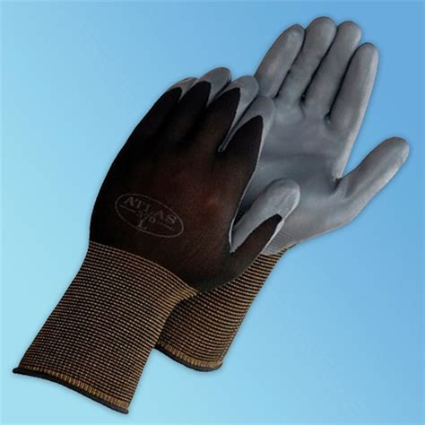 Showa Atlas 370 Assembly Grip Nitrile Coated Gloves Gray