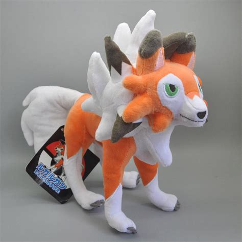 Lycanroc Dusk Form Plush Soft Toy Pokemon Cm