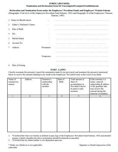 Free 33 Declaration Form Samples In Pdf Ms Word