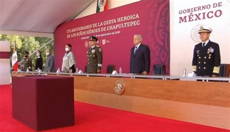 AMLO encabeza el 173 Aniversario de la Gesta Heroica de los Niños