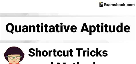 Quantitative Aptitude Shortcut Tricks And Methods For Competitive Exam