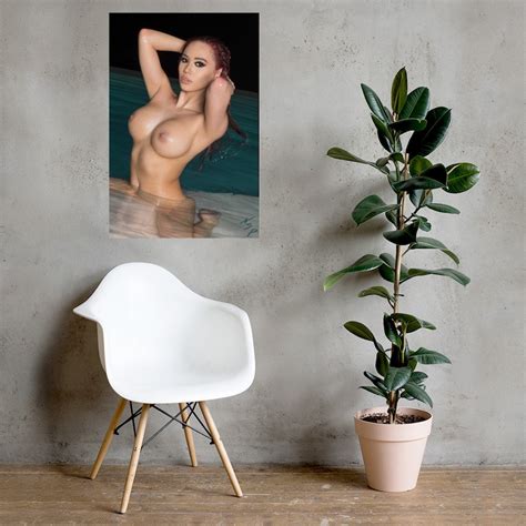 Hot Girl Poster Sexy Girl Poster Sexy Nude Topless Asian Etsy