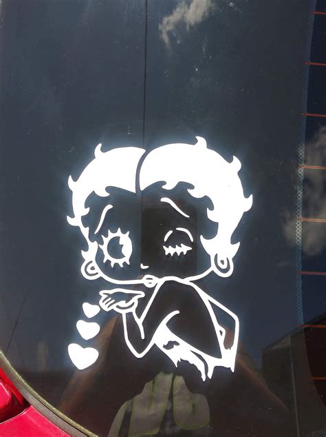 Betty Boop Car Decals W Style To Choose From High Quality Etsy