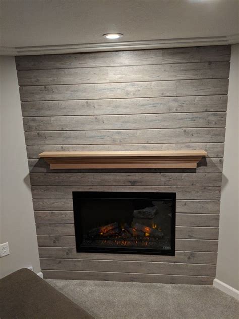 Diy Shiplap Fireplace Wall Idalias Salon