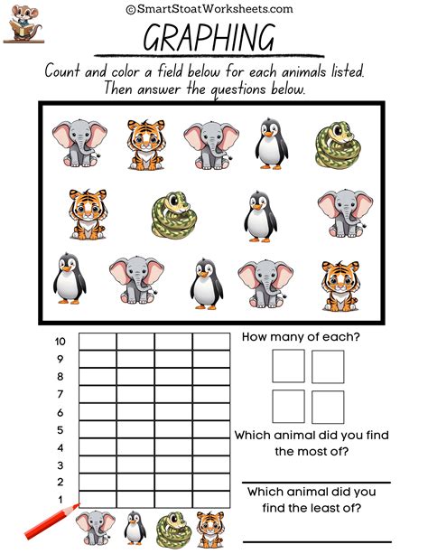 Graphing Worksheets For Kindergarten