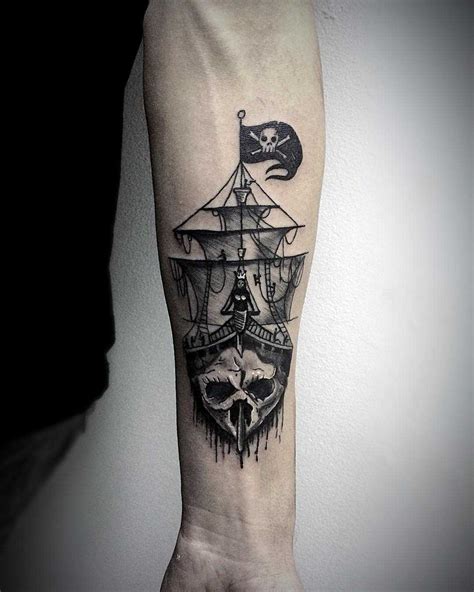 Ghost ship tattoo - Tattoogrid.net