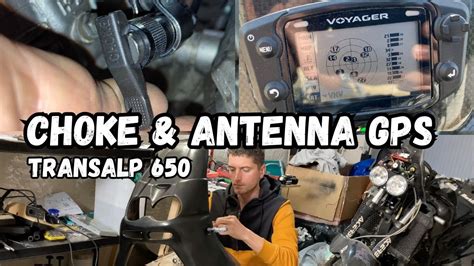 Rally Alp Boano Transalp 650 Modification CHOKE Nad GPS YouTube