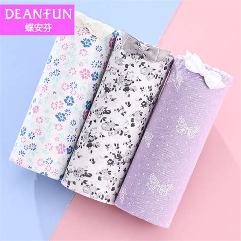 Authentic Die Anfen women's 100% cotton underwear, breathable ...