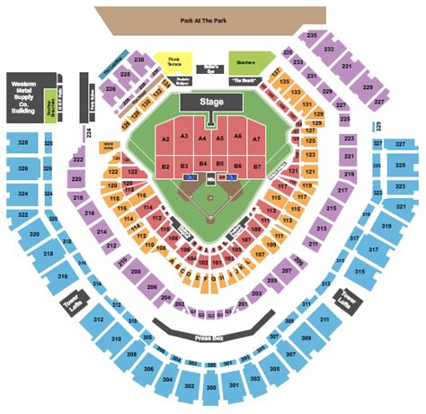 Petco Park Seating Chart And Maps - San Diego