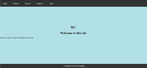 How To Create Fixed Header And Footer In Html Css For Web Pages