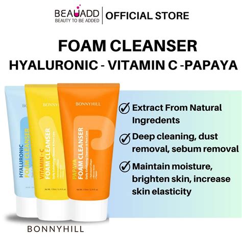 [BONNYHILL] FOAM CLEASER DEEP CLEANSING, MOISTURIZING, BRIGHTENING ...