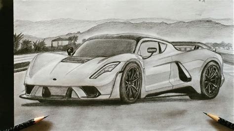 How To Draw The Hennessey Venom F5 2021 YouTube