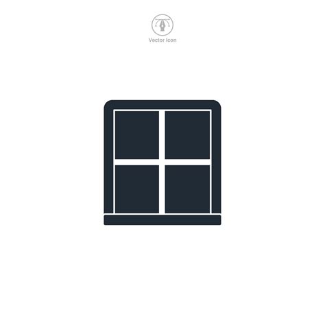 Window Icon symbol illustration isolated on white background 47823069 ...