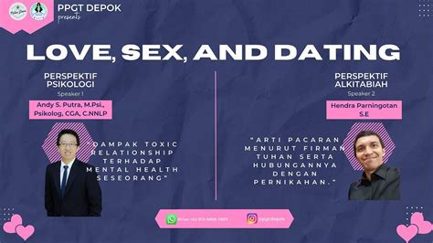 Seminar Love Sex And Dating Ppgt Kpj Youtube