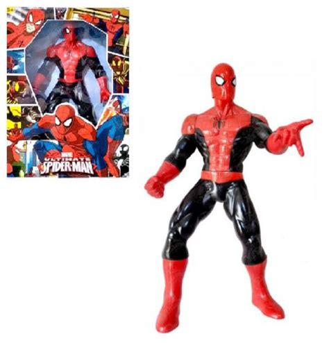 Boneco Homem Aranha Vermelho E Preto Gigante 50cm Marvel MIMO