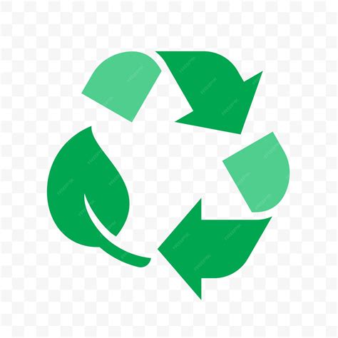 Premium Vector Biodegradable Recyclable Icon Leaf And Arrow Vector Label For Organic Bio