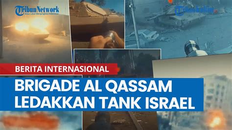 Detik Detik Brigade Al Qassam Ledakkan Tank Israel Pakai Bom Langsung