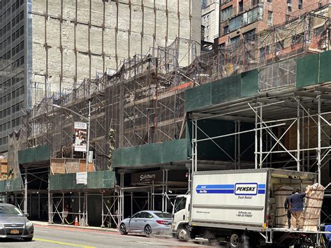 Demolition Nears Ground Level At 123 West 57th Street In Midtown