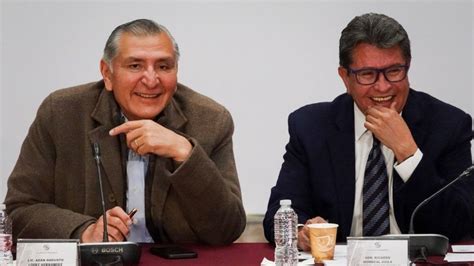 Bancada De Morena En Senado Se Reunirá Con Adán Augusto López Mvs