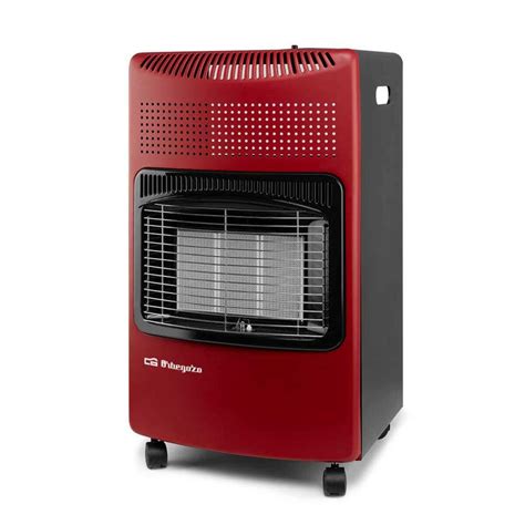 Chauffage à gaz Orbegozo HCE74 Noir Rouge 4200 W Leroy Merlin