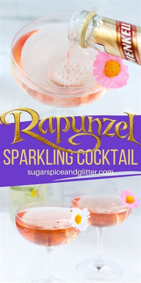 Sweet And Bubbly Just Like Rapunzel These Champagne Cocktails Are