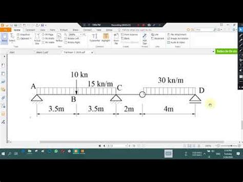 SAP Beam Analysis Intermediate Hinge YouTube