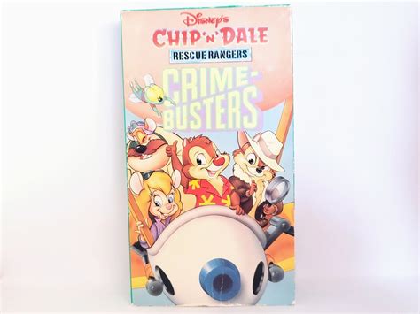 Chip N Dale Rescue Rangers VHS Crime Busters 1989 Disney Channel