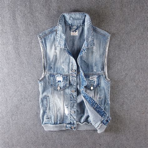 Men S Denim Vests Archives Rippedjeans Official Site