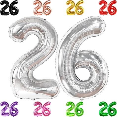 Amazon Katchon Big Silver Balloon Number Inch