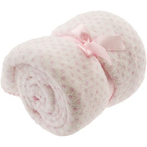 Bieco Kuscheldecke Flausch 70 X 100 Cm Tupfen Rosa Artofit