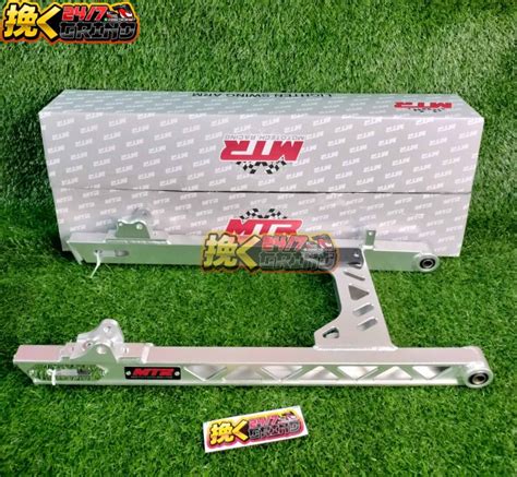 MTR LIGHTEN SWING ARM TRIANGLE CUT PLUS 2 FOR HONDA WAVE XRM RS 110