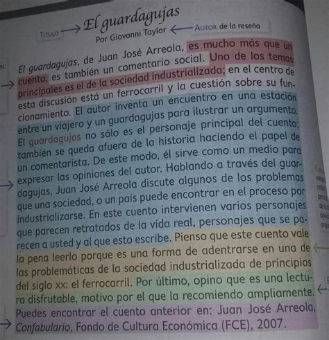 1 cual crees que es el propósito del autor al escribir este texto 2