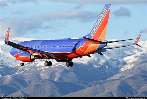 N7732A Southwest Airlines Boeing 737 7BD WL Photo By Michael Rodeback