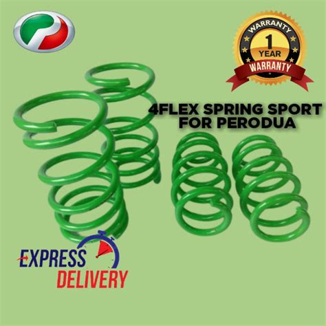 4Flex Spring Sport Perodua Myvi Alza Axia Bezza Kancil Kelisa Kenari