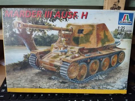 Italeri Marder Iii Ausf H No Tank Military Model Kit Scale Eur