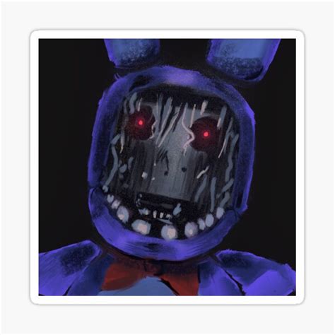 Withered Bonnie Sticker By Chronodia Redbubble