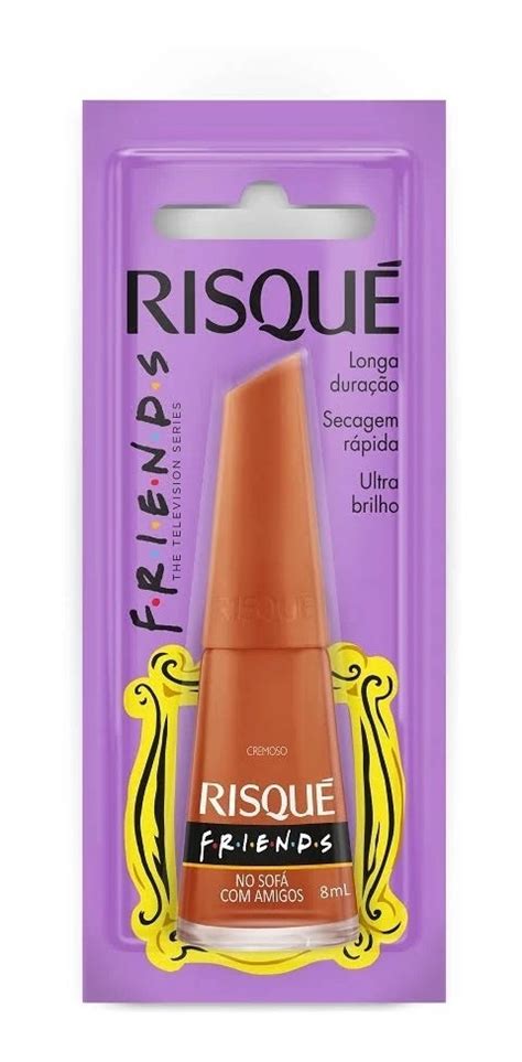 Esmalte Risqué Friends No Sofá Amigos Cremoso 8ml MercadoLivre