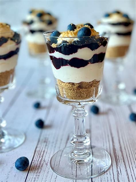 Mini No Bake Blueberry Cheesecakes The Menu Maid