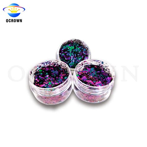 Irregular Chameleon Flakes Pigment Chameleon Effect Powder Pigment For